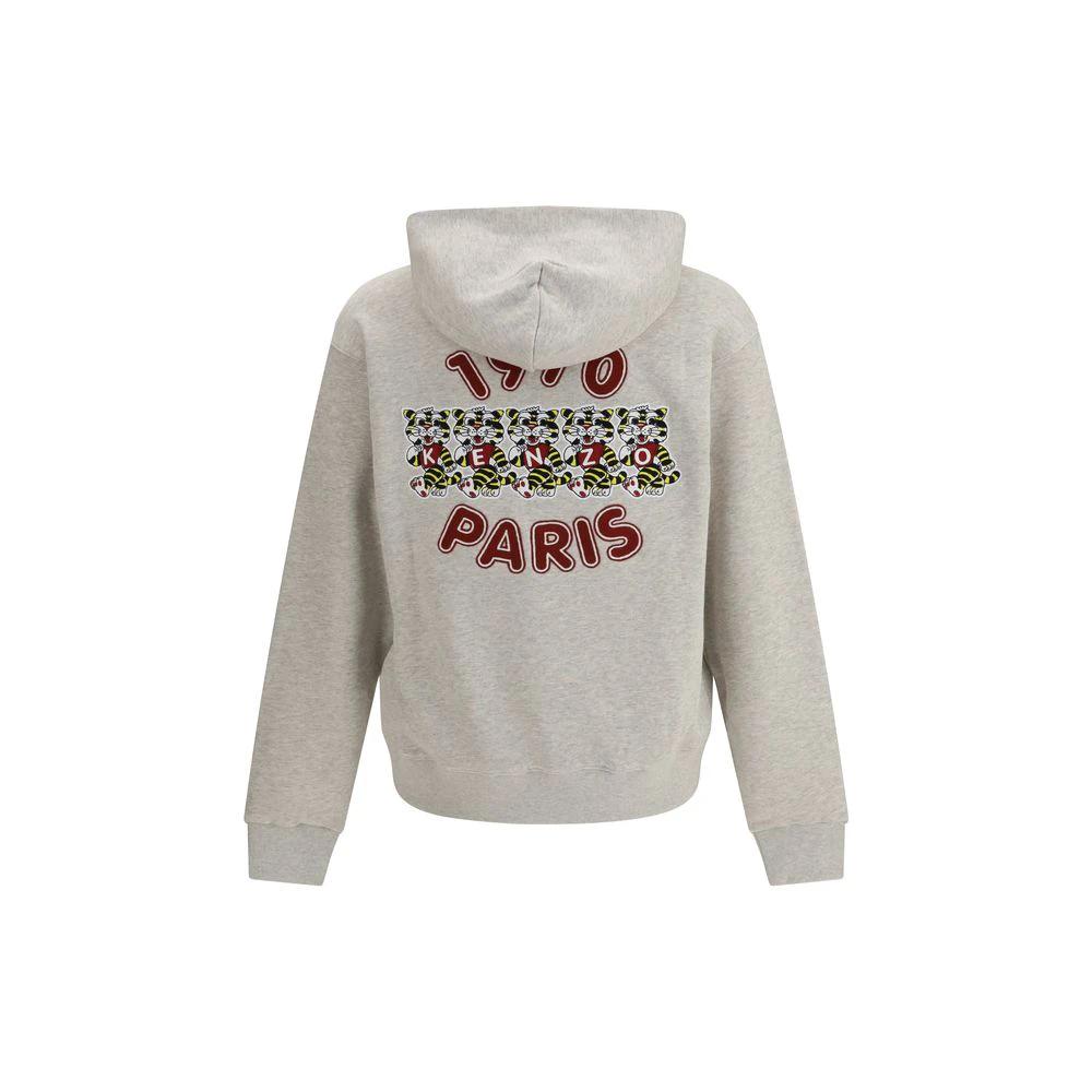 Kenzo Gray Cotton Sweatshirt by Kenzo
