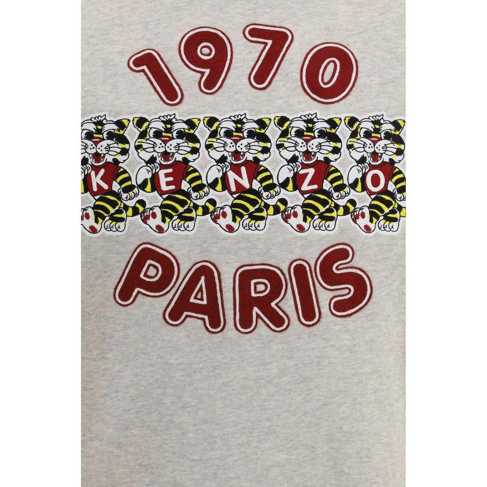 Kenzo Gray Cotton Sweatshirt by Kenzo