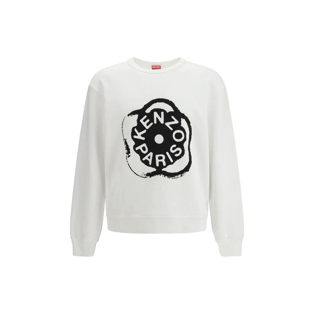 Kenzo White Cotton Sweatshirt by Kenzo
