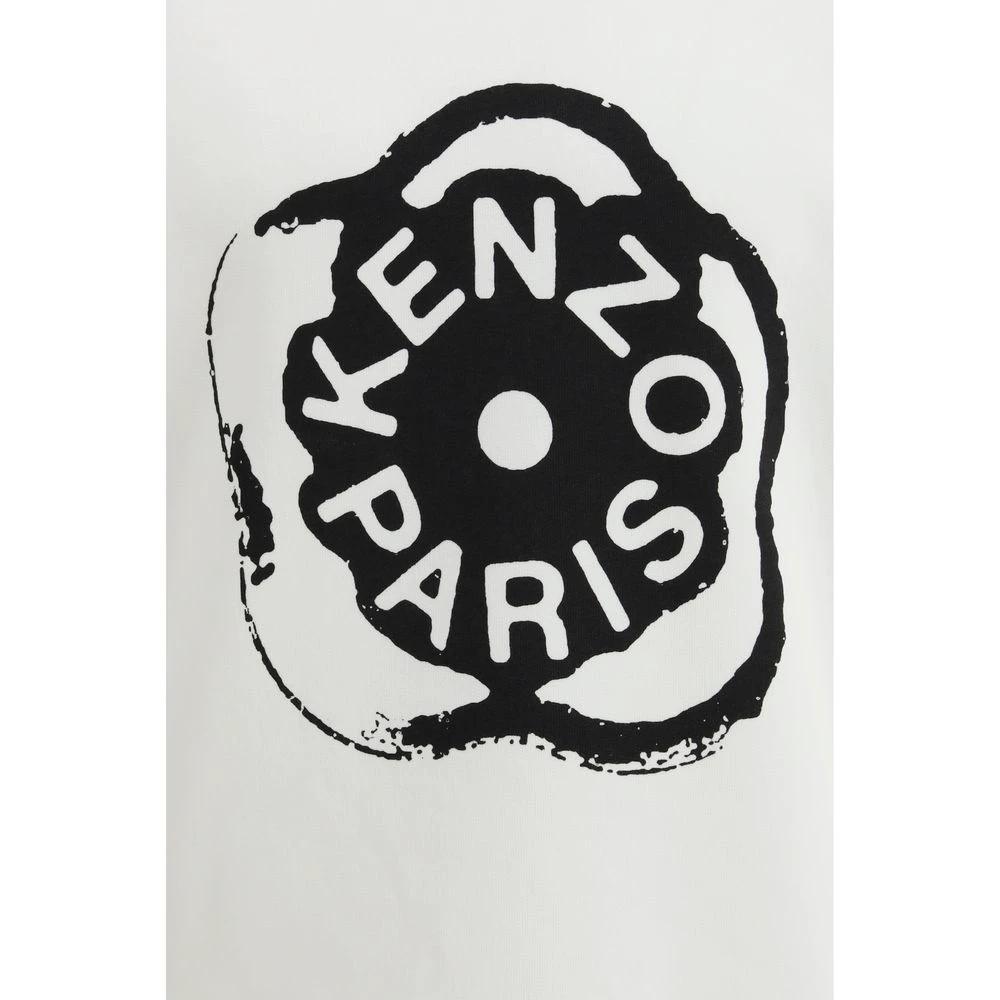 Kenzo White Cotton Sweatshirt by Kenzo