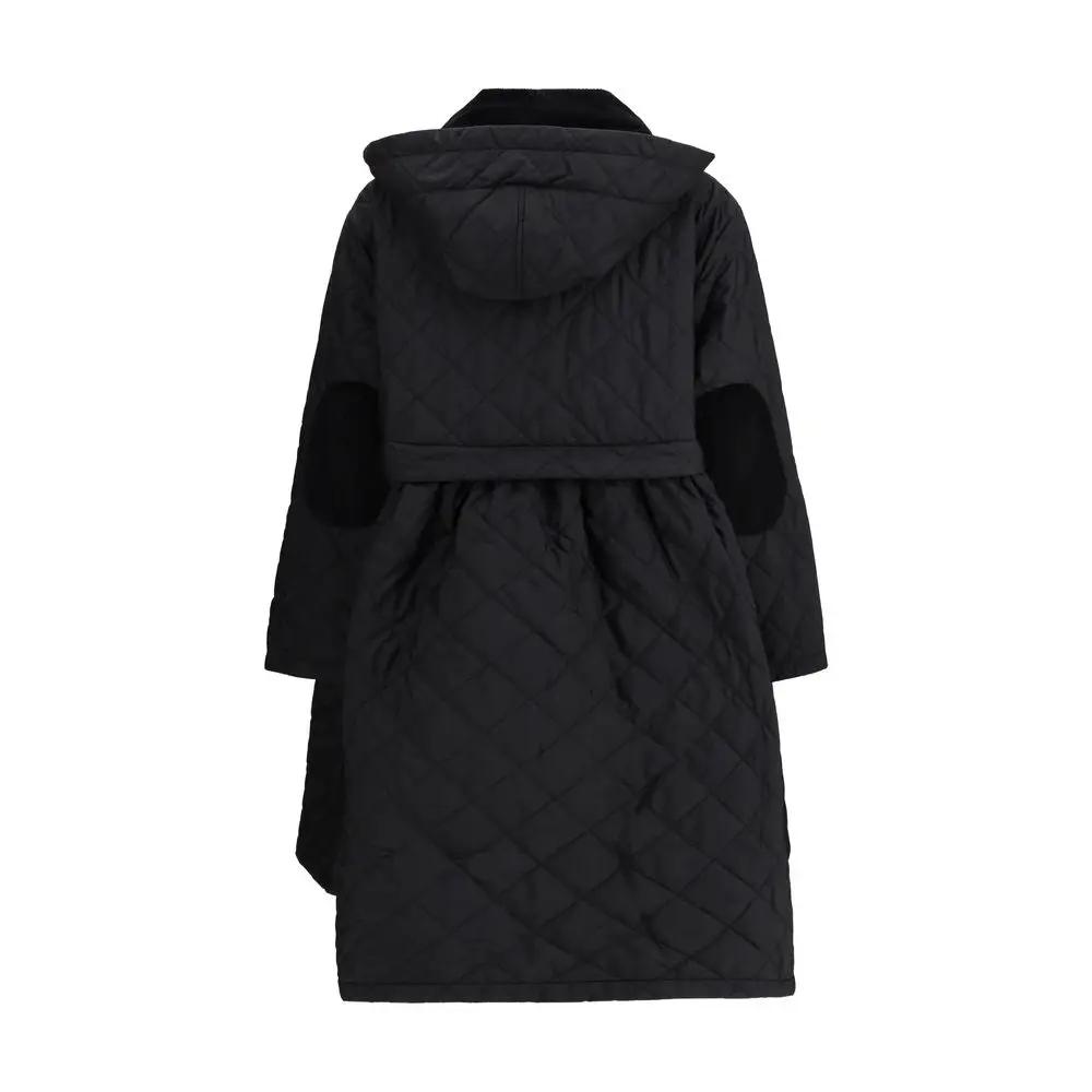 Barbour Black Polyester Coat
