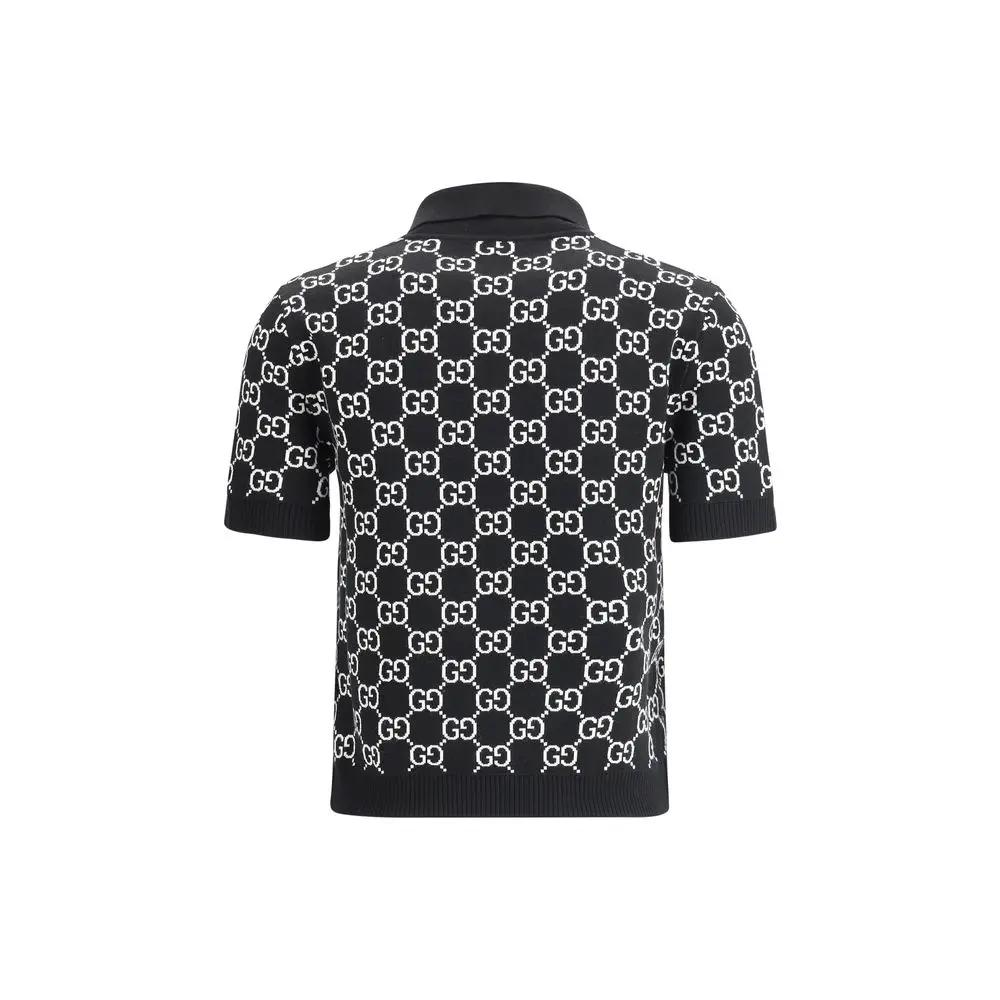 Gucci Black Wool Oves Aries Dress Shirt