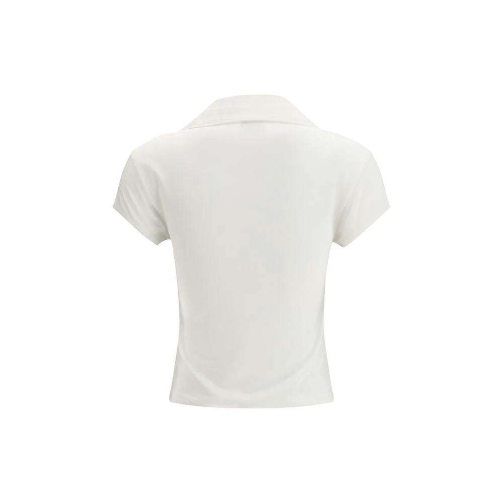 Courrèges White Cotton Polo Shirt by Courrèges