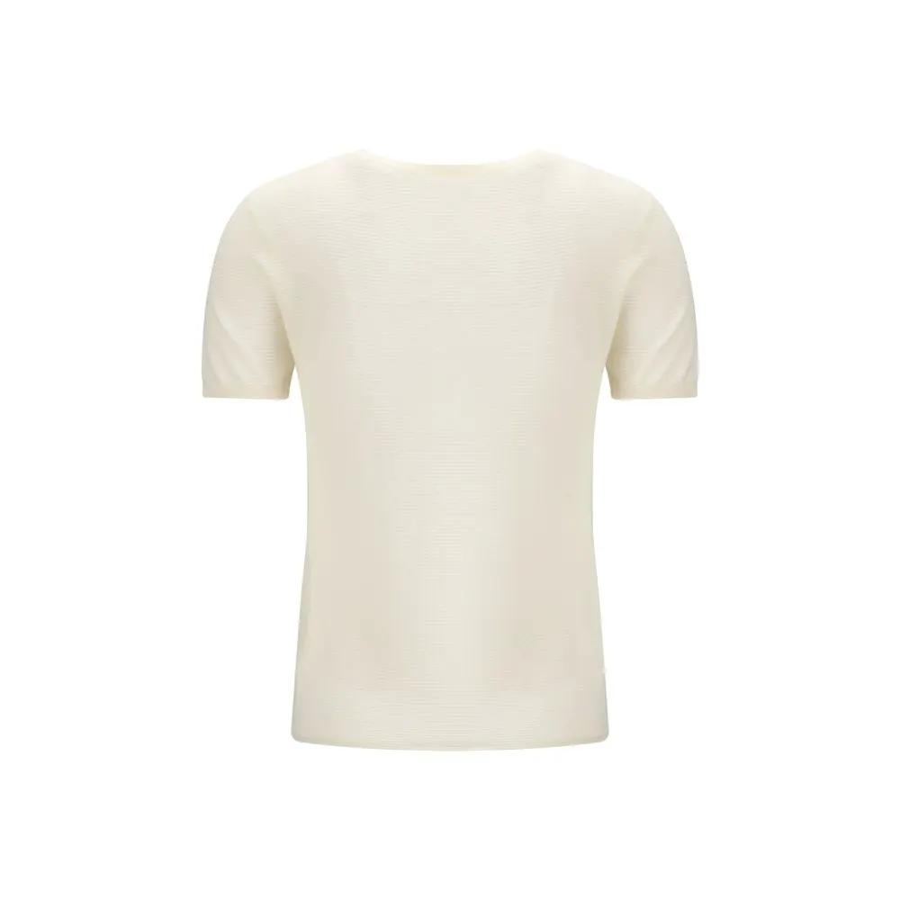 Lisa Yang White Cashmere T-Shirt
