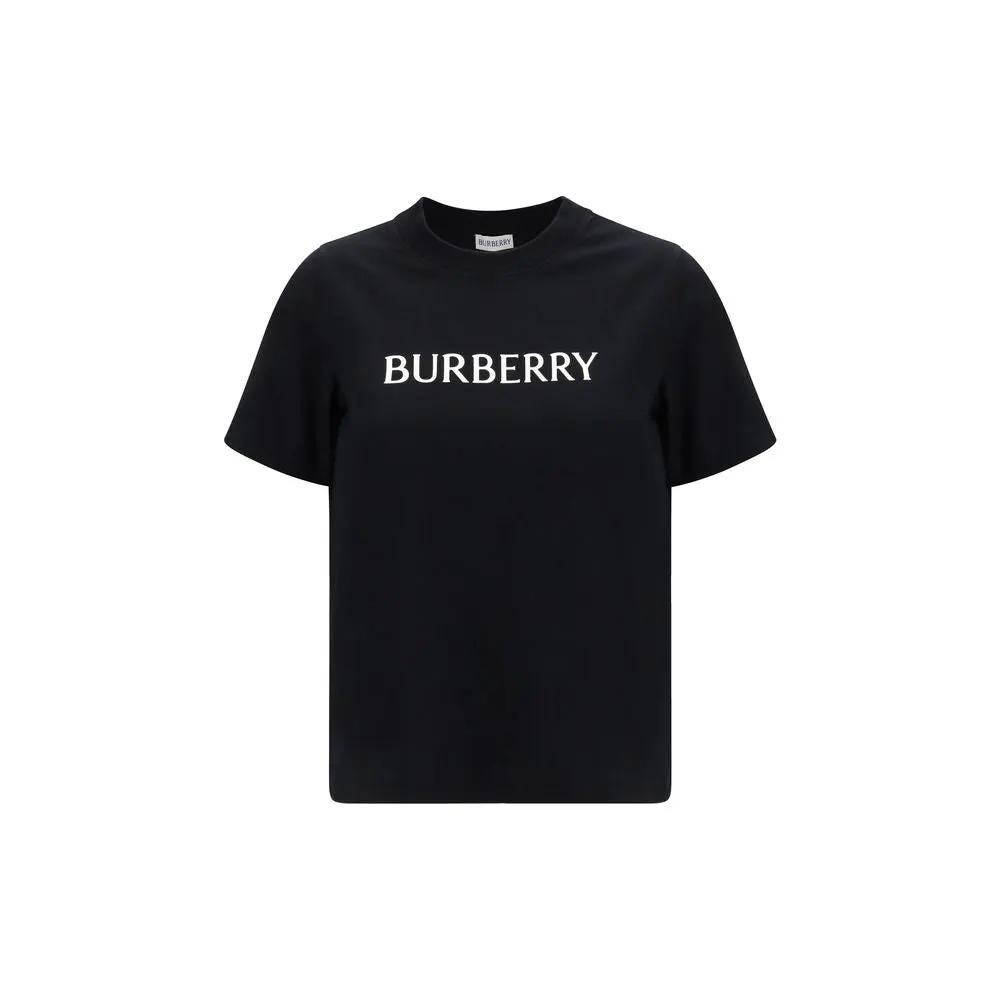 Burberry Black Cotton T-Shirt