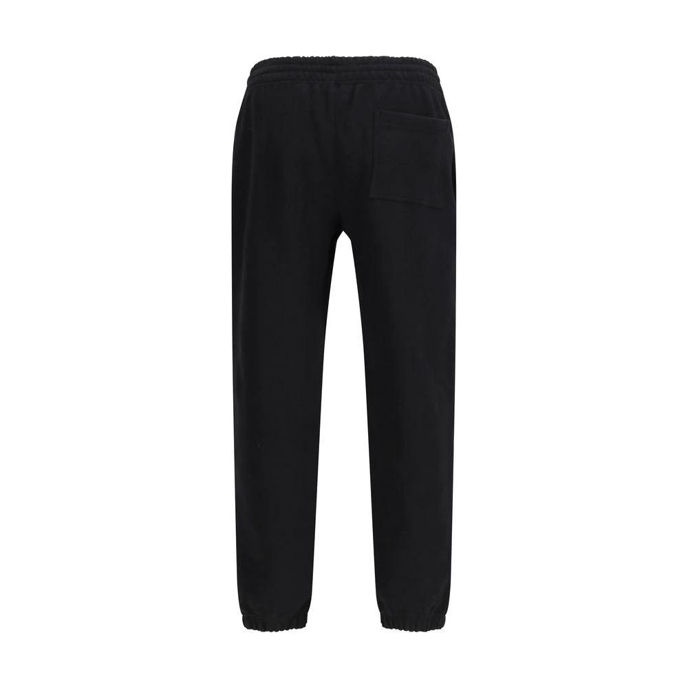 Pantalon de jogging Burberry en coton noir (pantalon de sport)