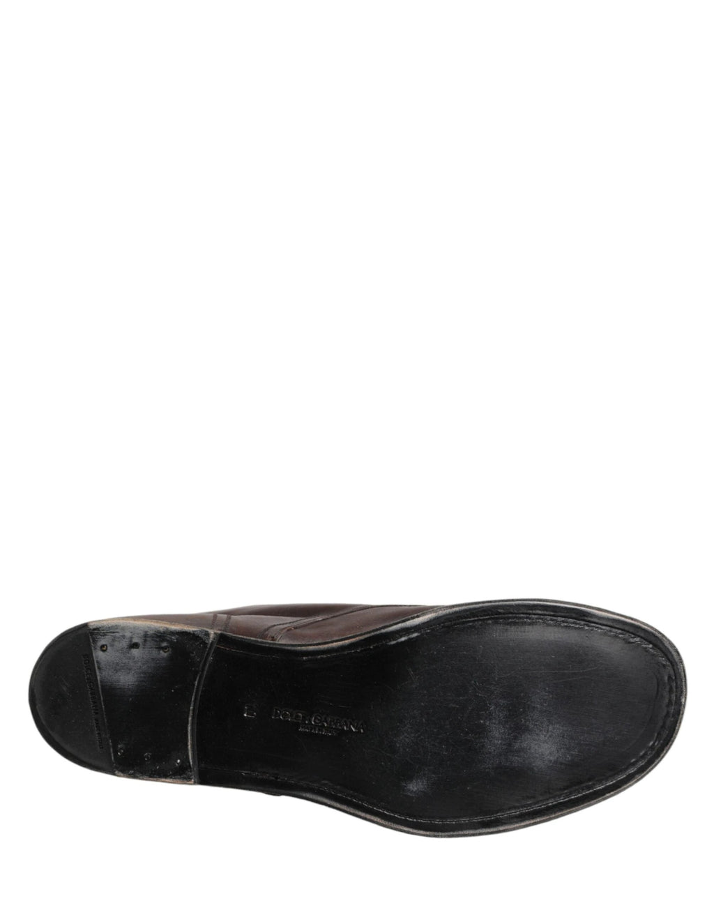 Dolce & Gabbana Brown Lace Up Short Ankle Boots Men Shoes by Dolce & Gabbana