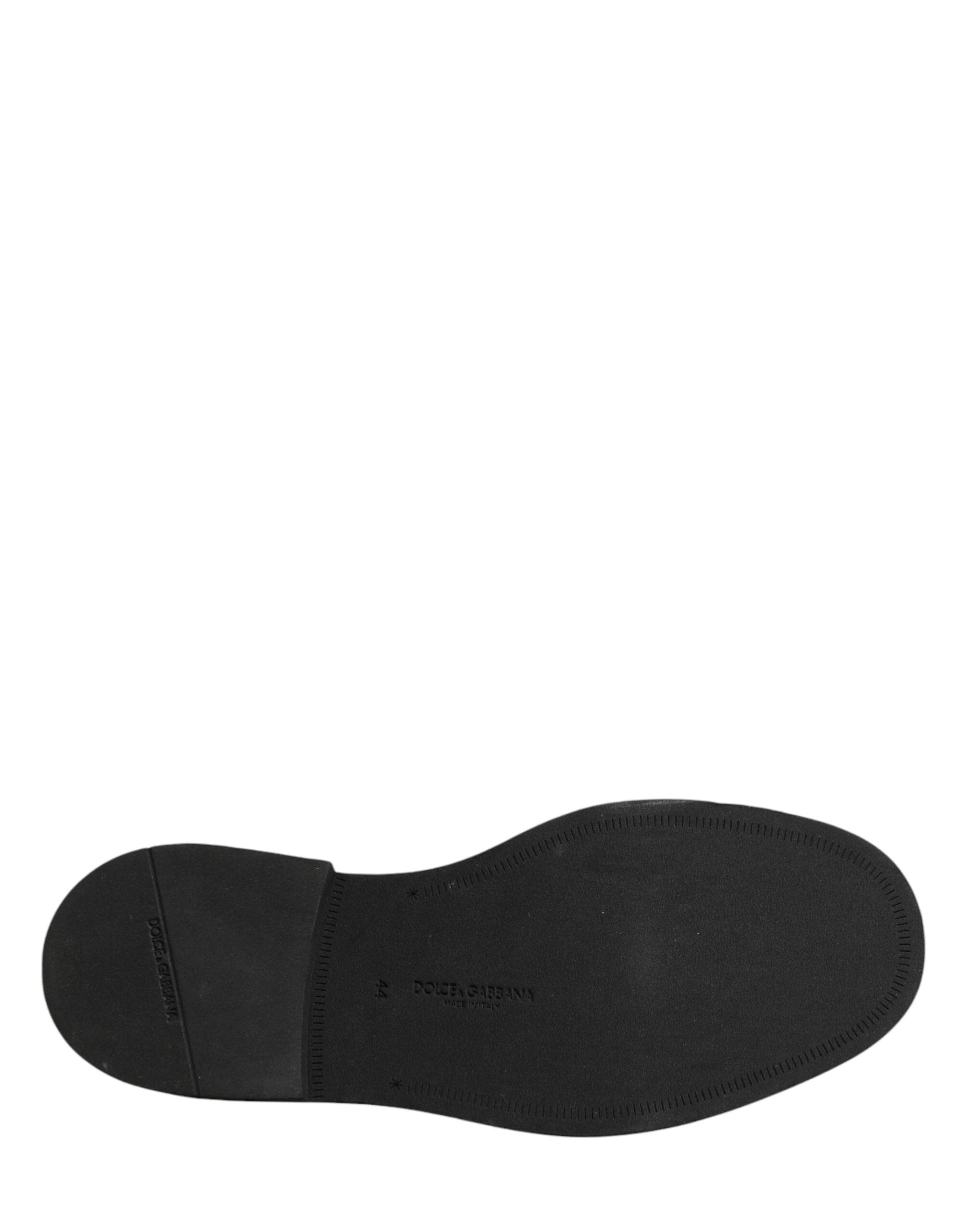 Dolce & Gabbana Brown Lace Up Leather Brogue Derby Men Shoes by Dolce & Gabbana