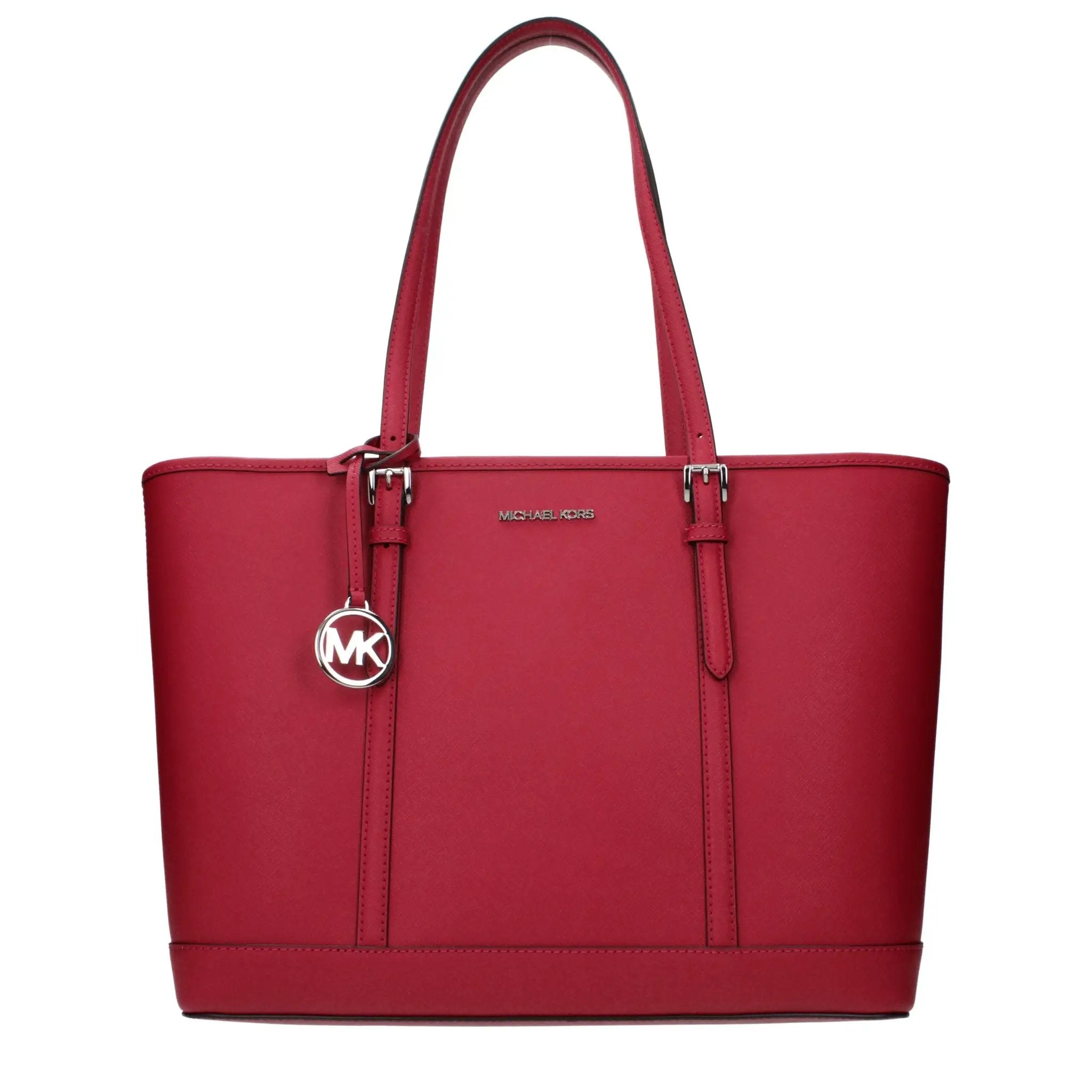 Sac bandoulière en cuir rouge Michael Kors