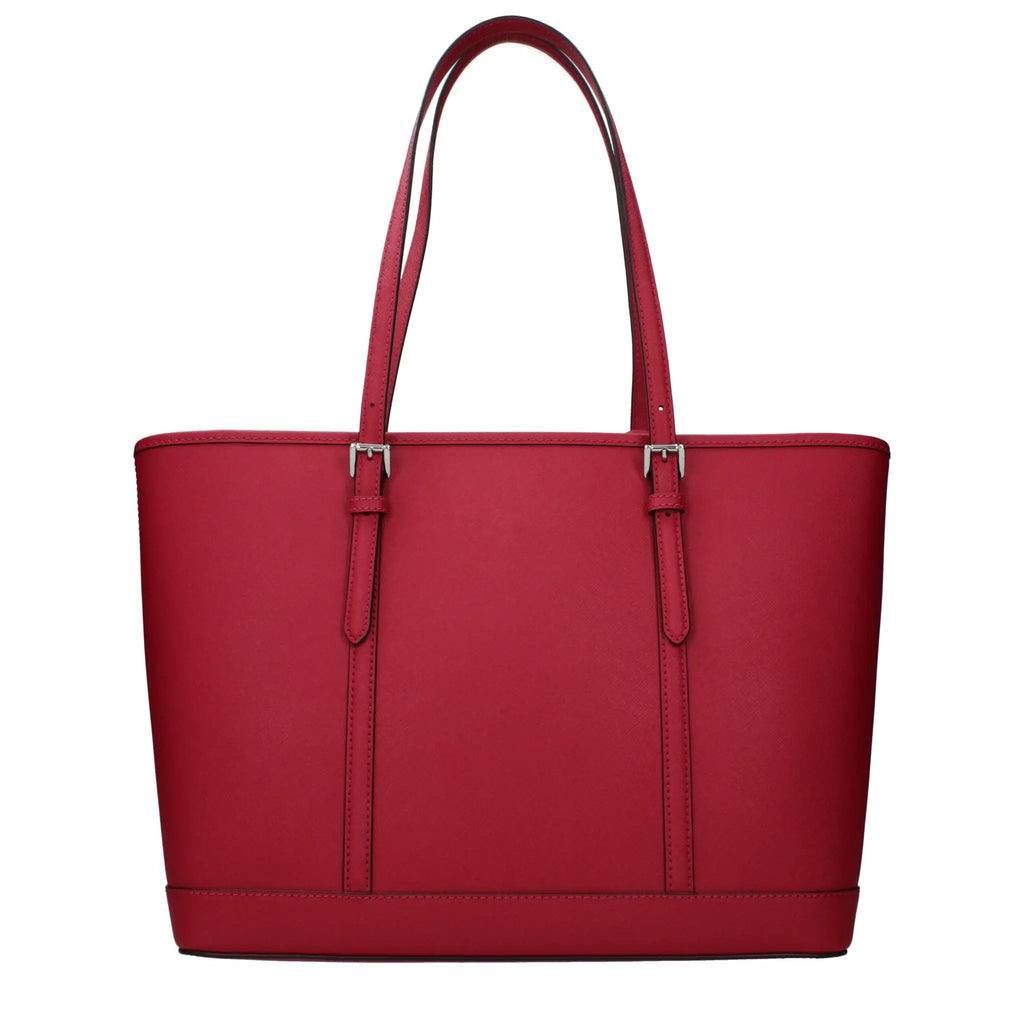 Sac bandoulière en cuir rouge Michael Kors