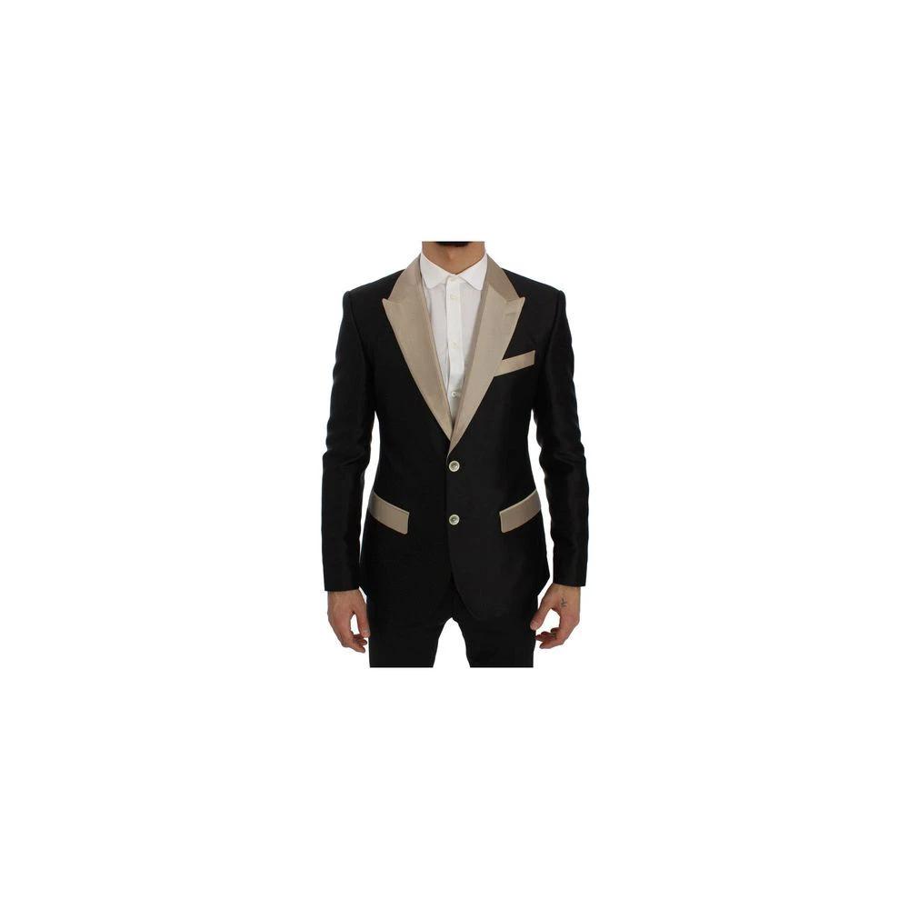 Dolce & Gabbana Black Silk Blazer by Dolce & Gabbana