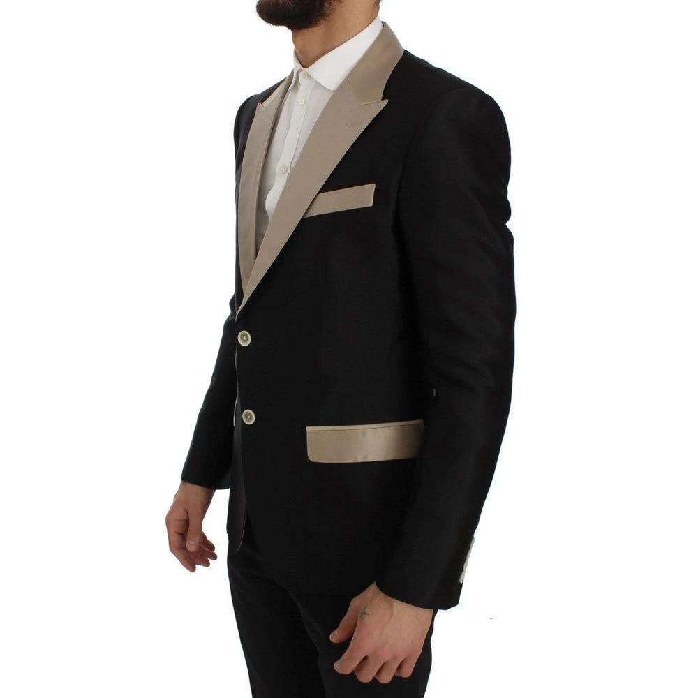 Dolce & Gabbana Black Silk Blazer by Dolce & Gabbana