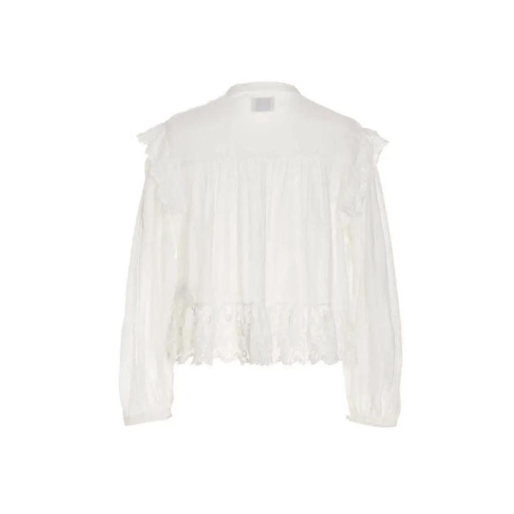 Women’s White Viscose Shirt – Isabel Marant Mikia Elegant Top