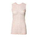Débardeur beige stretch femme – Dolce & Gabbana top nylon col rond