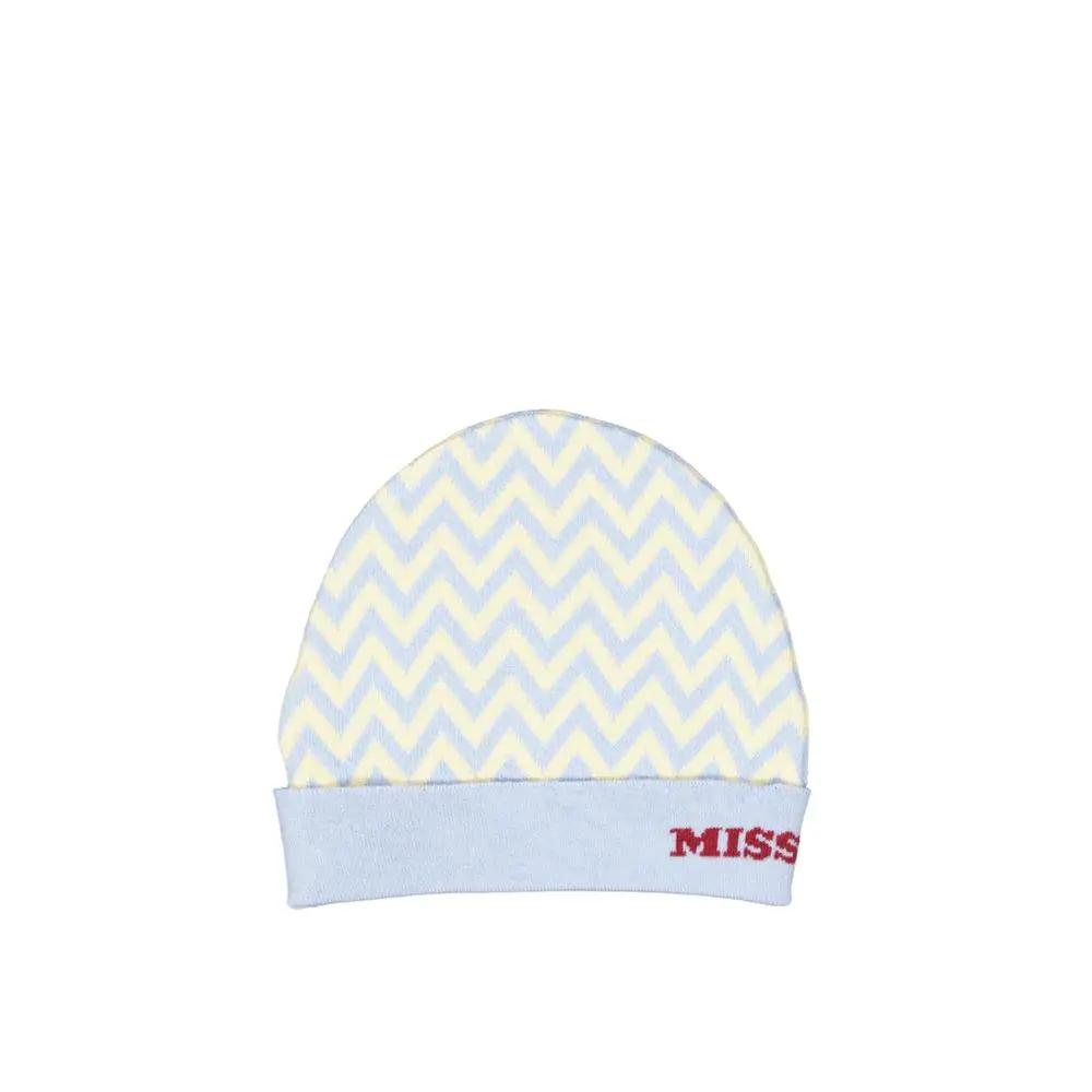 Bonnet en laine bleue Missoni