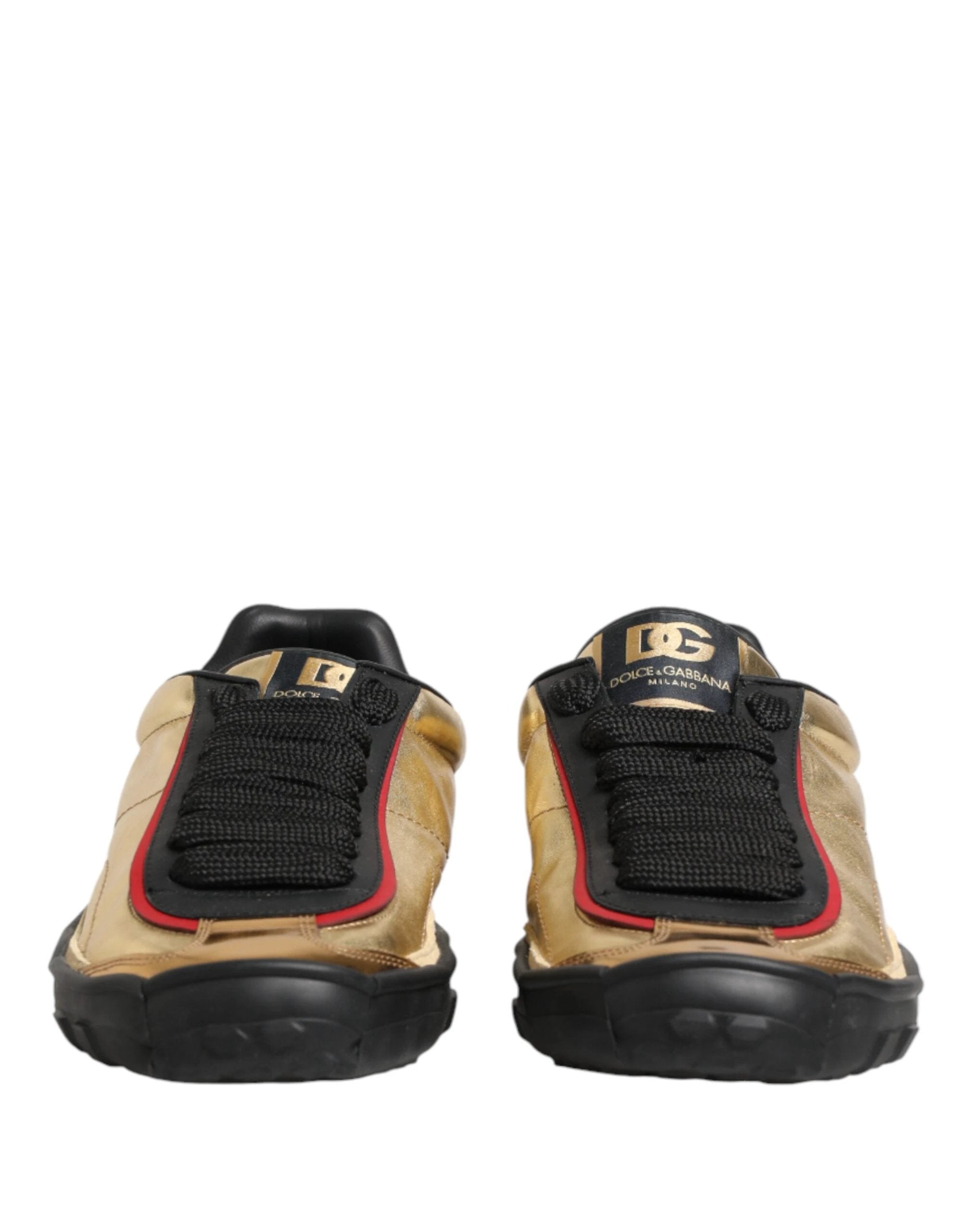 Dolce & Gabbana Multicolor Old Runner Lace Up Sneakers Shoes by Dolce & Gabbana