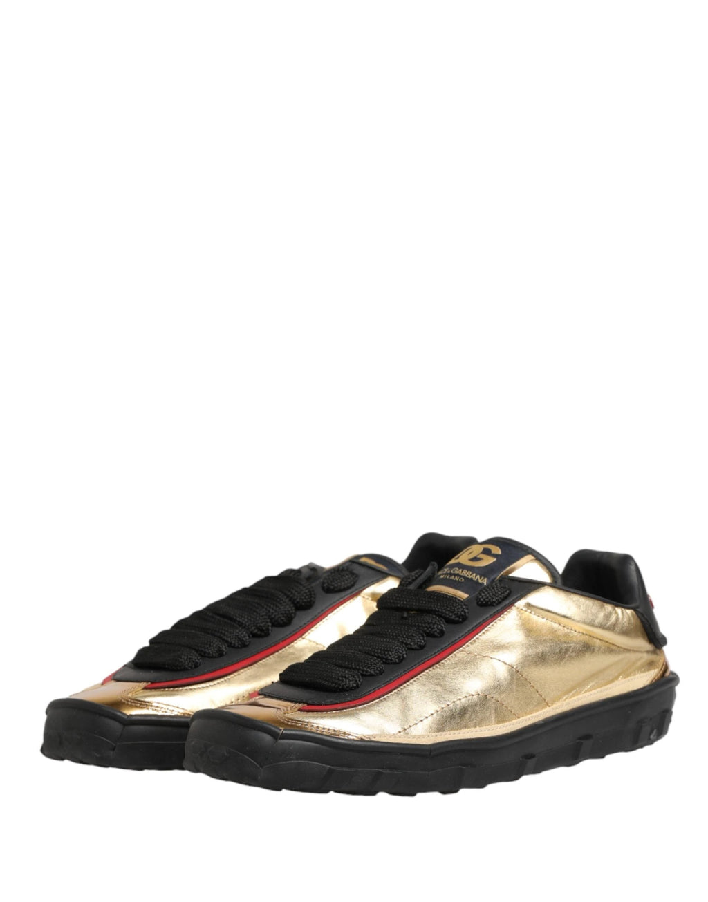 Dolce & Gabbana Multicolor Old Runner Lace Up Sneakers Shoes by Dolce & Gabbana