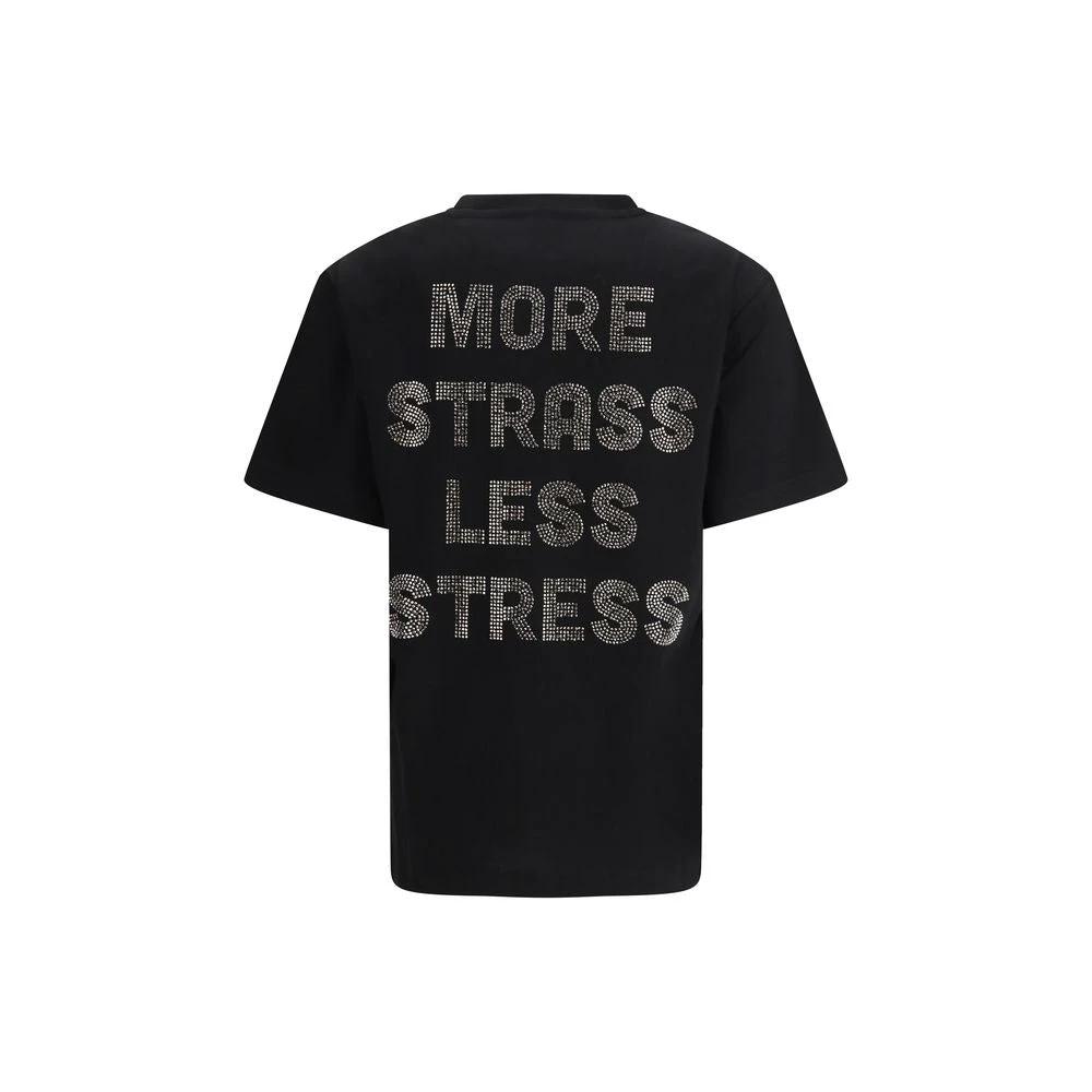 PINKO Black Cotton T-Shirt by PINKO