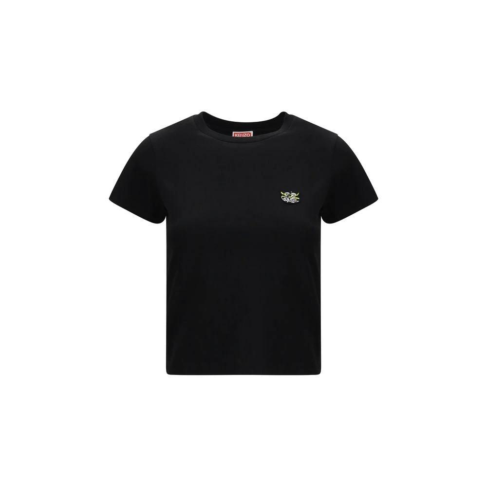 Kenzo Black Cotton T-Shirt by Kenzo