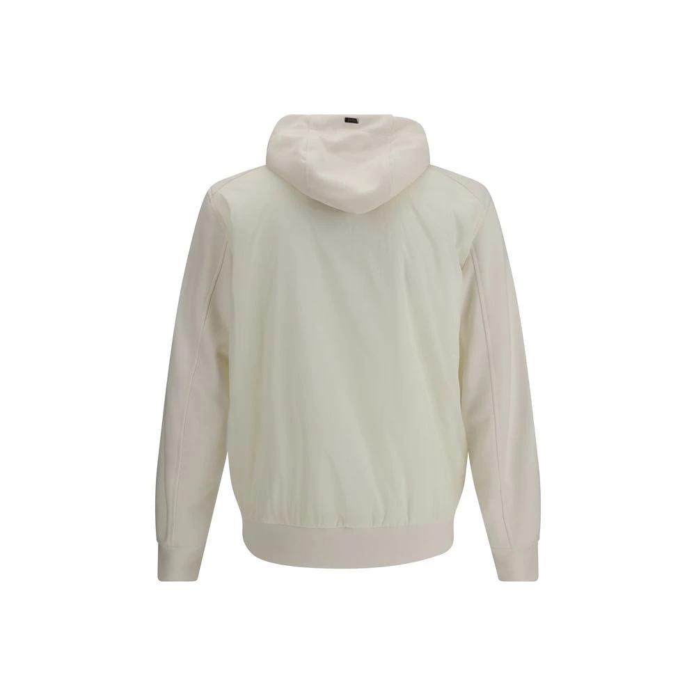 Herno White Polyamide Shell Jacket by Herno