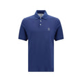 Brunello Cucinelli Blue Cotton Polo Shirt by Brunello Cucinelli