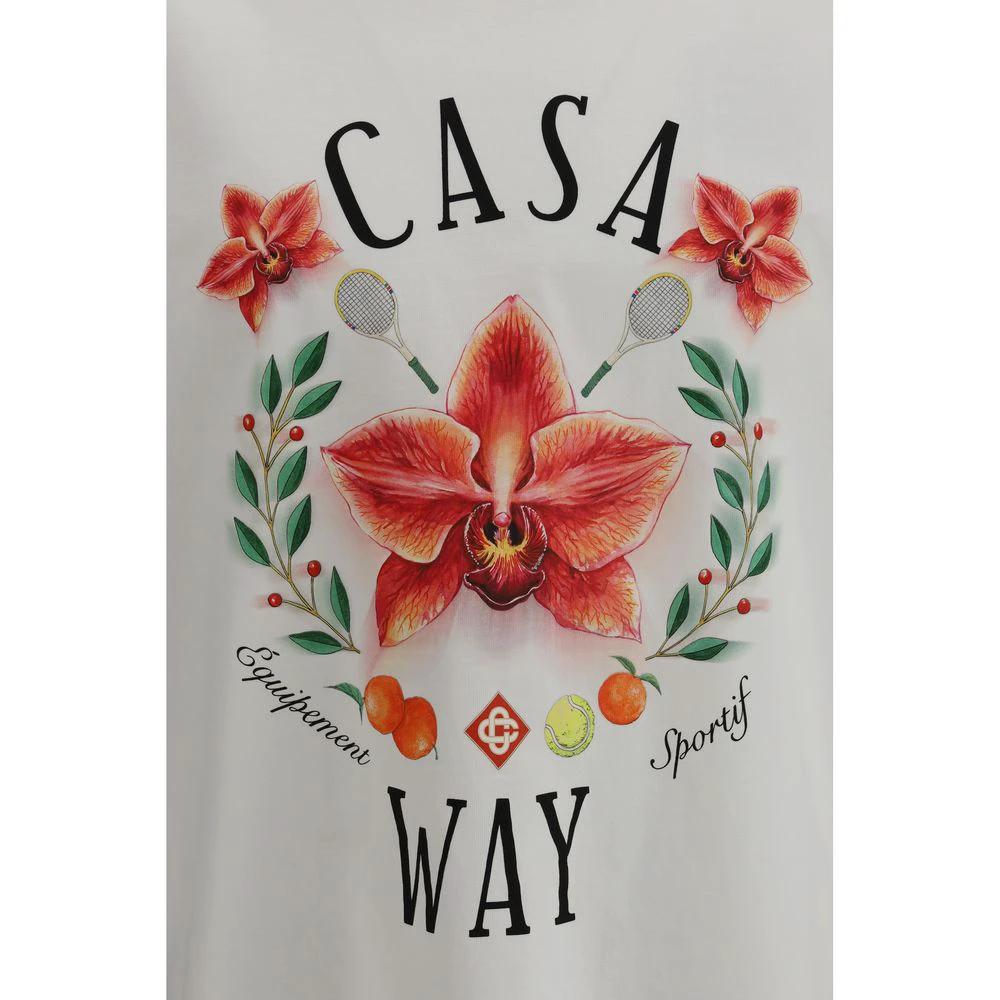 Casablanca White Cotton T-Shirt by Casablanca