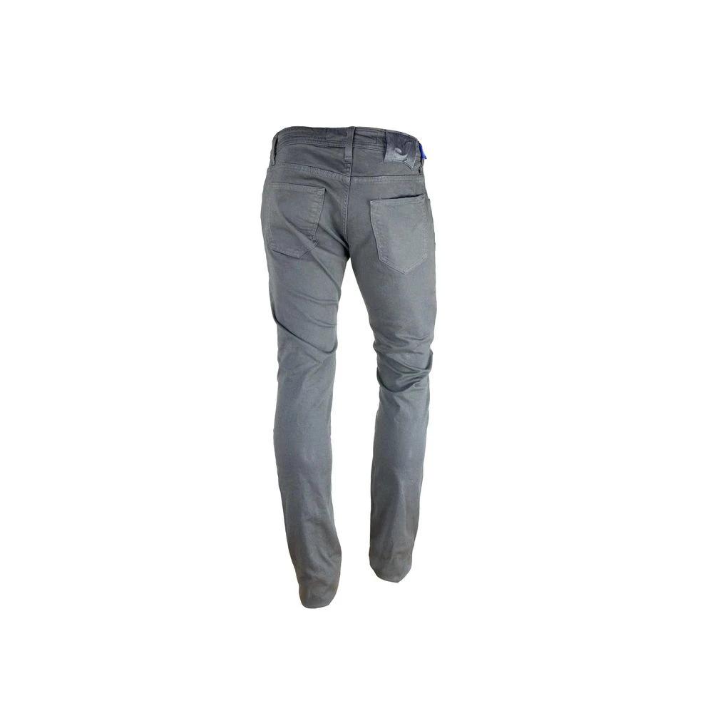 Jacob Cohen Gray Cotton Slim Fit Jeans by Jacob Cohen