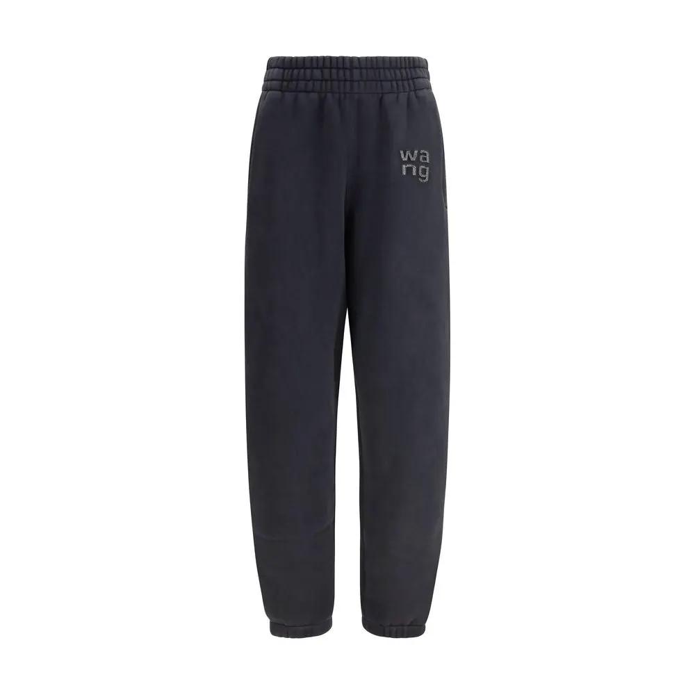Alexander Wang Black Cotton Joggers (Workout Pants)