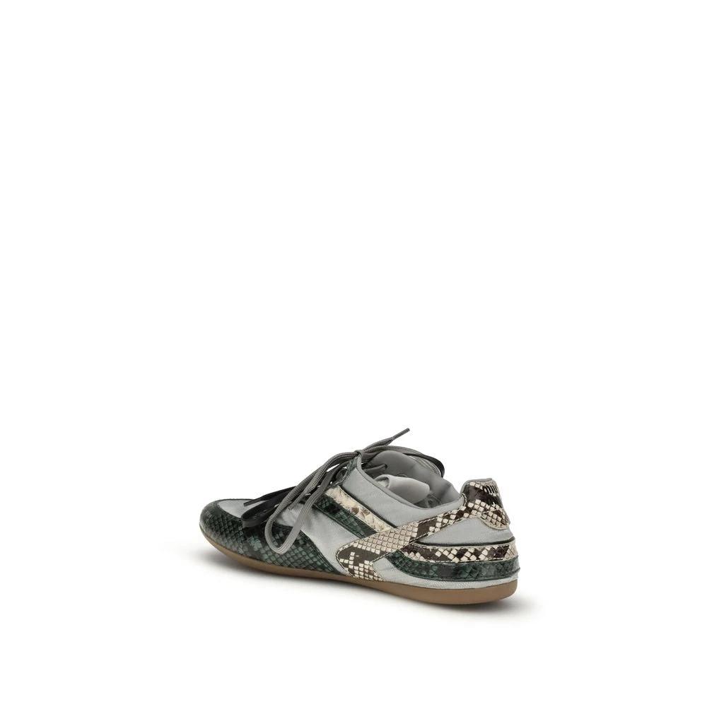 Miu Miu Gray Rubber Athletic Sneakers by Miu Miu