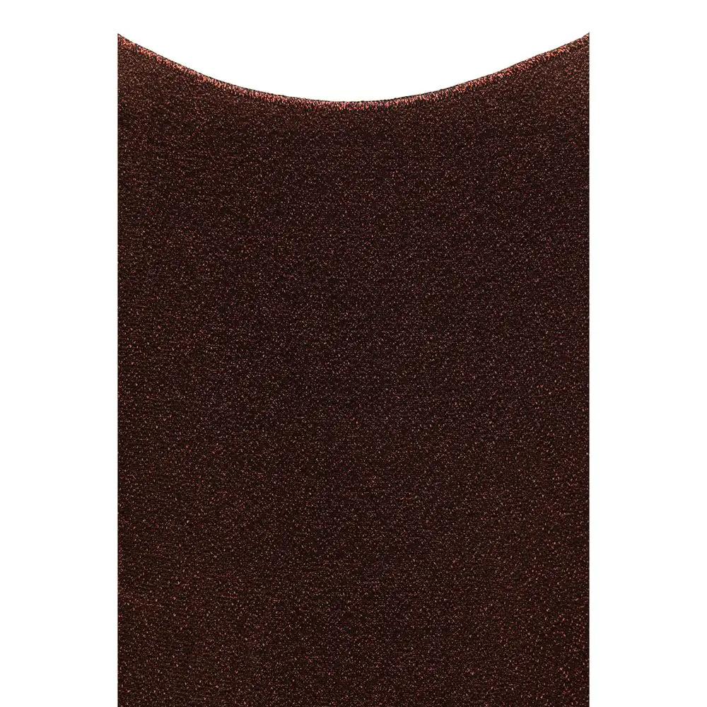 Oséree Brown Metal One-Piece Swimsuit