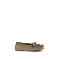 Paris Texas Gray Calf Leather Bos Taurus Moccassin by Paris Texas