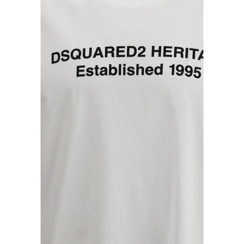 Dsquared² White Cotton T-Shirt by Dsquared²