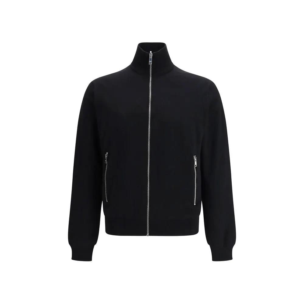 Prada Black Wool Oves Aries Jacket