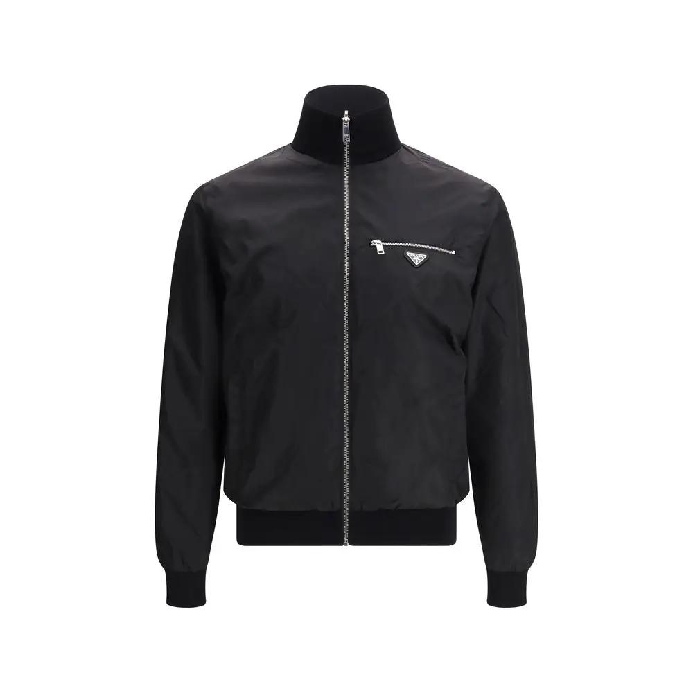 Prada Black Wool Oves Aries Jacket