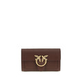 PINKO Brown Calf Leather Bos Taurus Shoulder Bag by PINKO