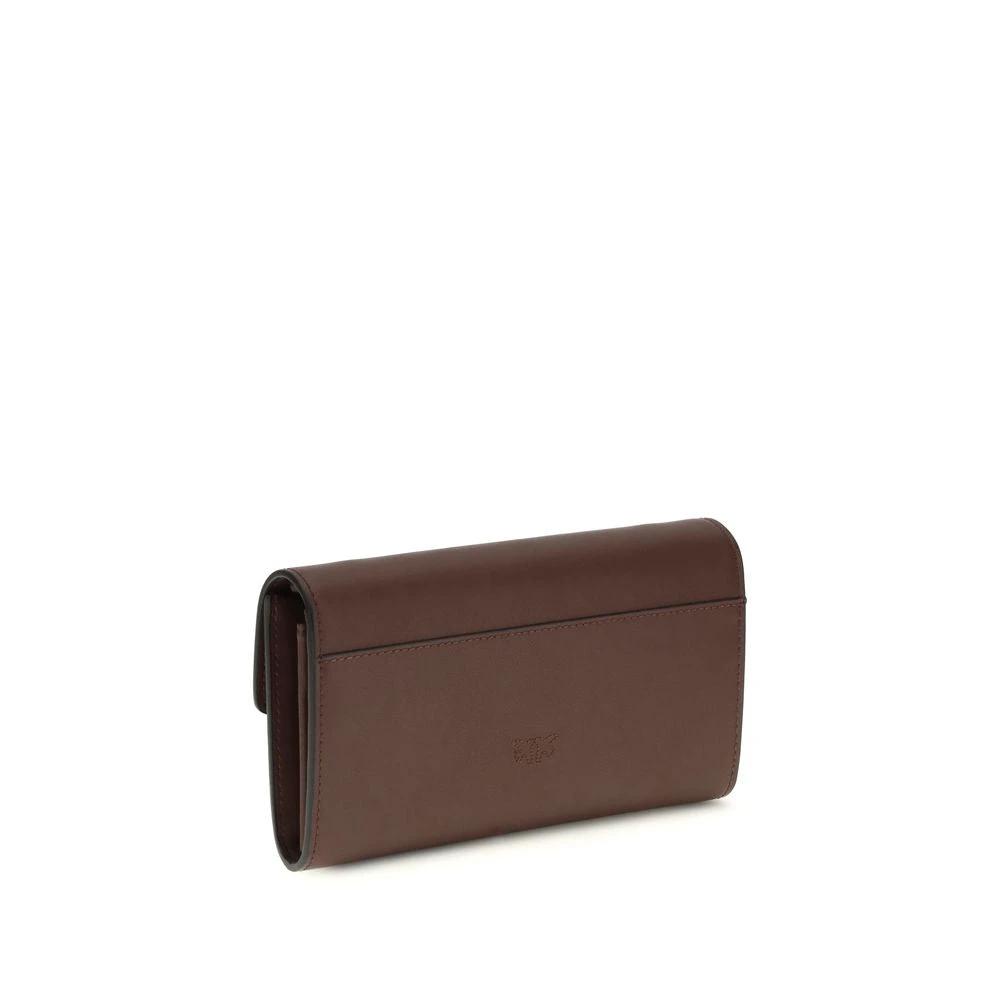 PINKO Brown Calf Leather Bos Taurus Shoulder Bag by PINKO