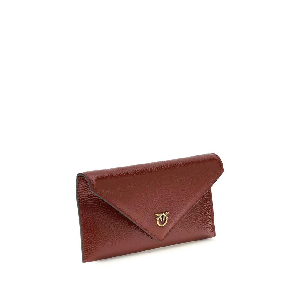 PINKO Bordeaux Calf Leather Bos Taurus Handbag by PINKO
