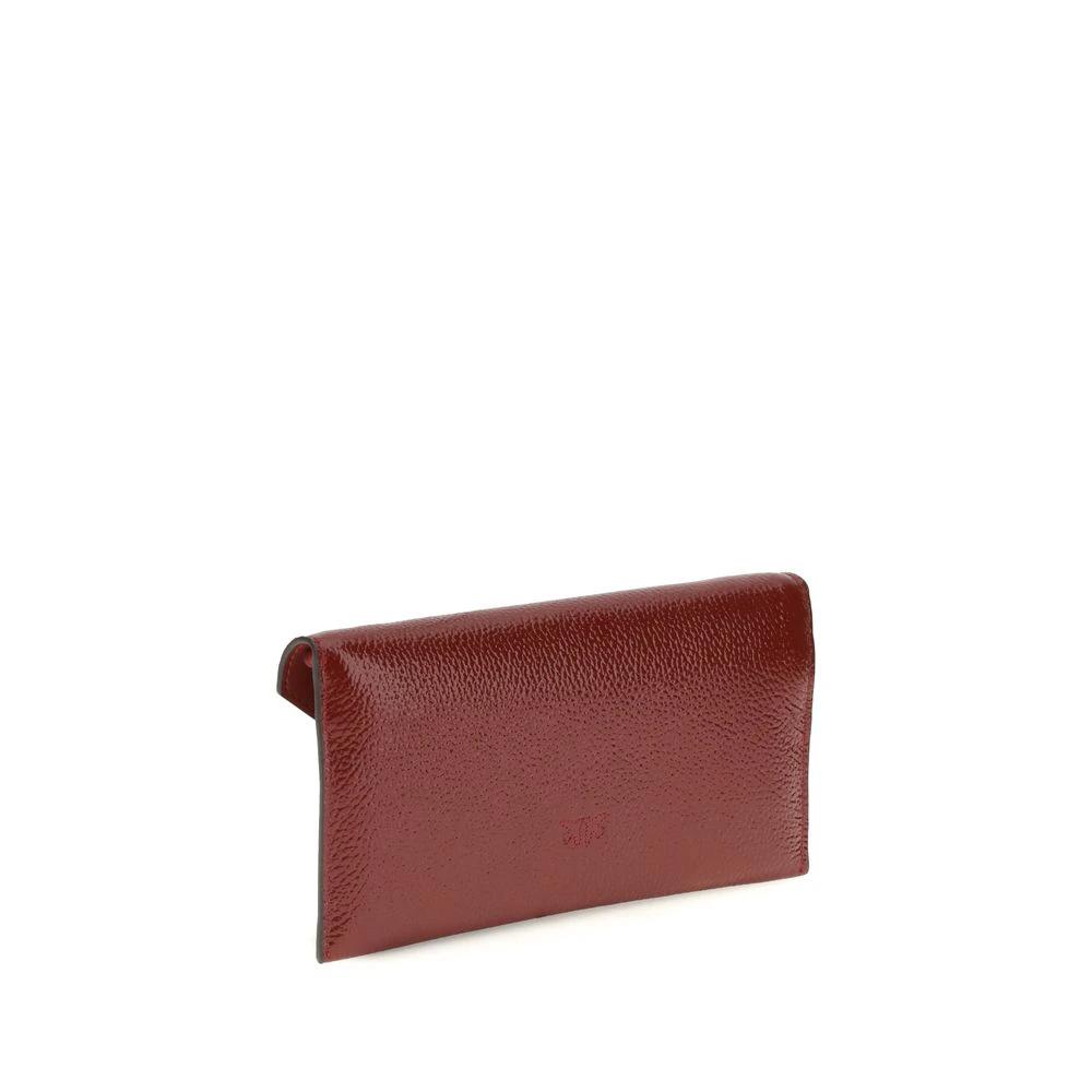 PINKO Bordeaux Calf Leather Bos Taurus Handbag by PINKO