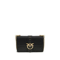 Sac bandoulière PINKO Bos Taurus en cuir de veau noir