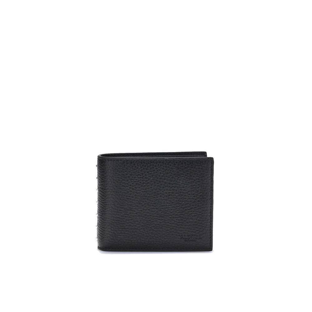 Valentino Garavani Black Leather Wallet