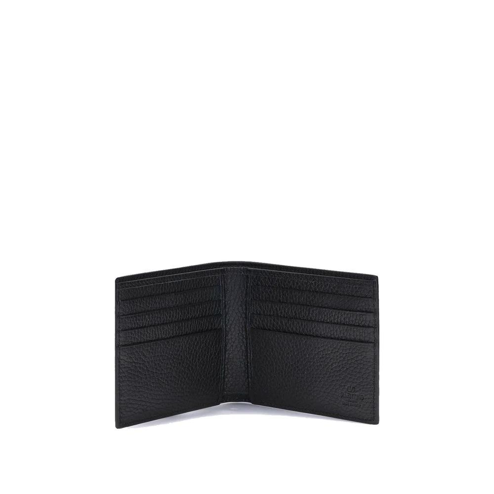 Valentino Garavani Black Leather Wallet