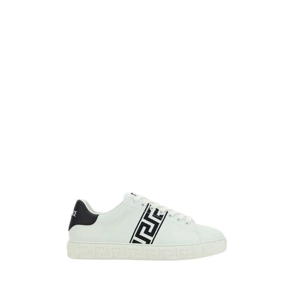 Versace White Rubber Low Top Sneakers by Versace