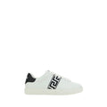 Versace White Rubber Low Top Sneakers by Versace