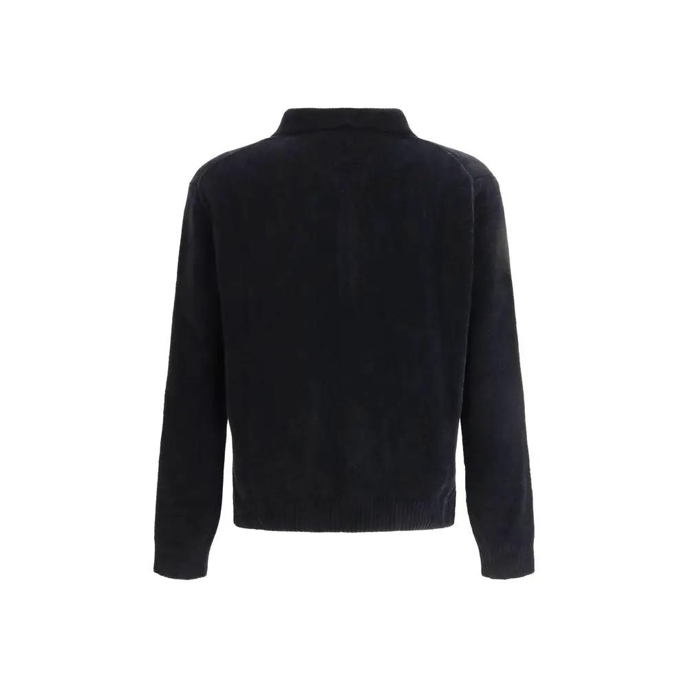 Polo de coton noir tournesol