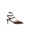 Escarpins à talons hauts en cuir de veau noir Valentino Garavani
