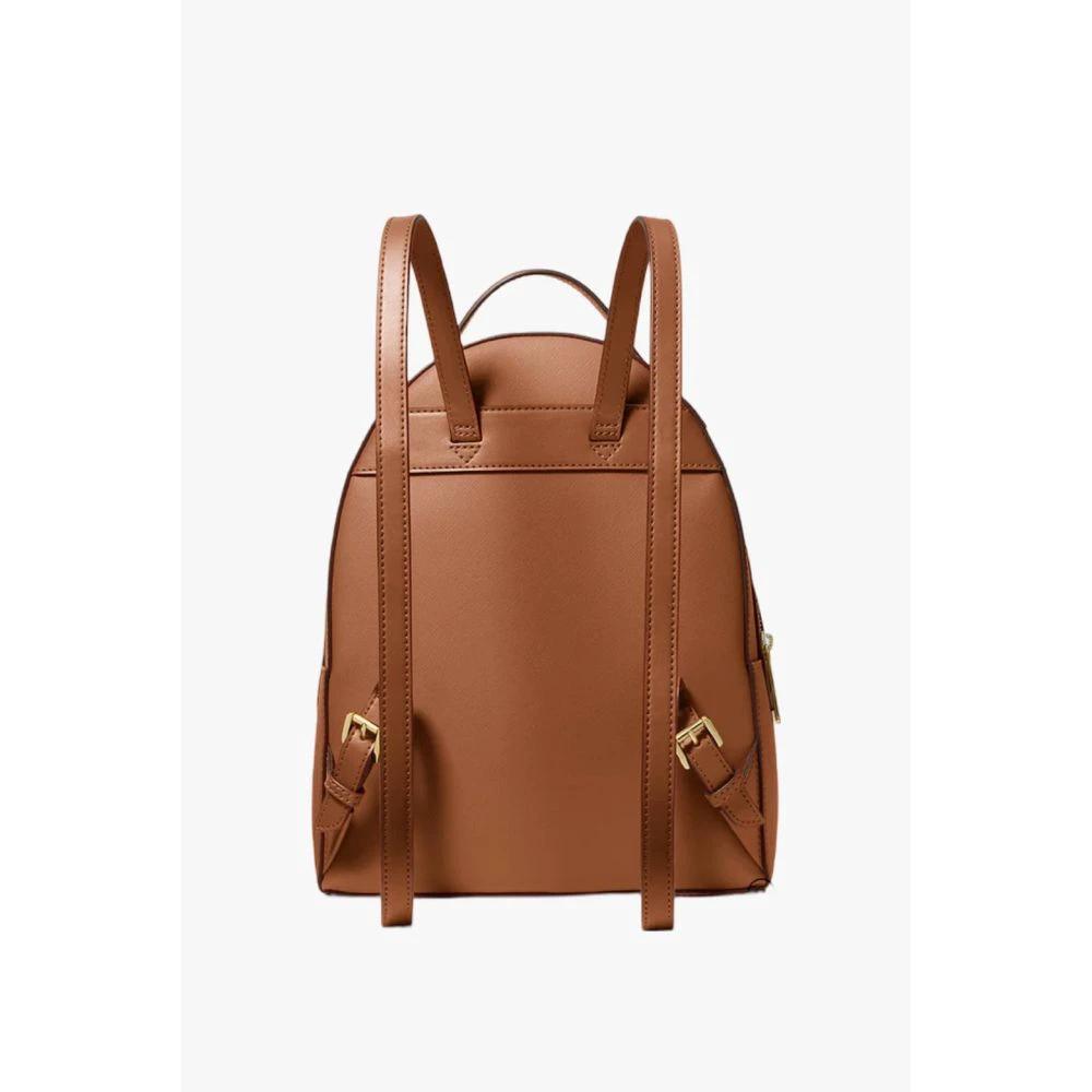 Michael Kors Brown Leather Backpack by Michael Kors