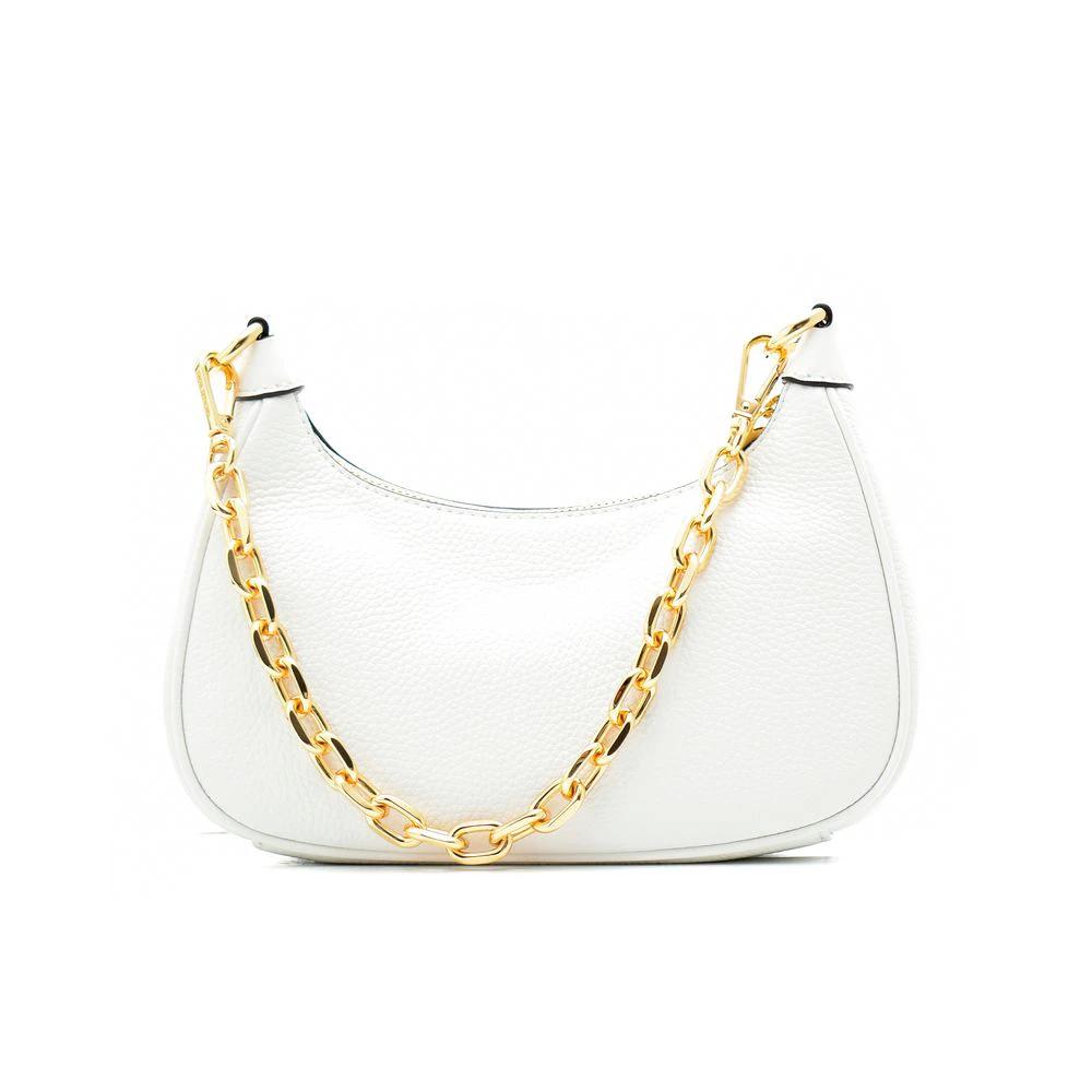 Michael Kors White Leather Shoulder Bag by Michael Kors