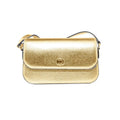 Michael Kors Gold Leather Crossbody Bag by Michael Kors