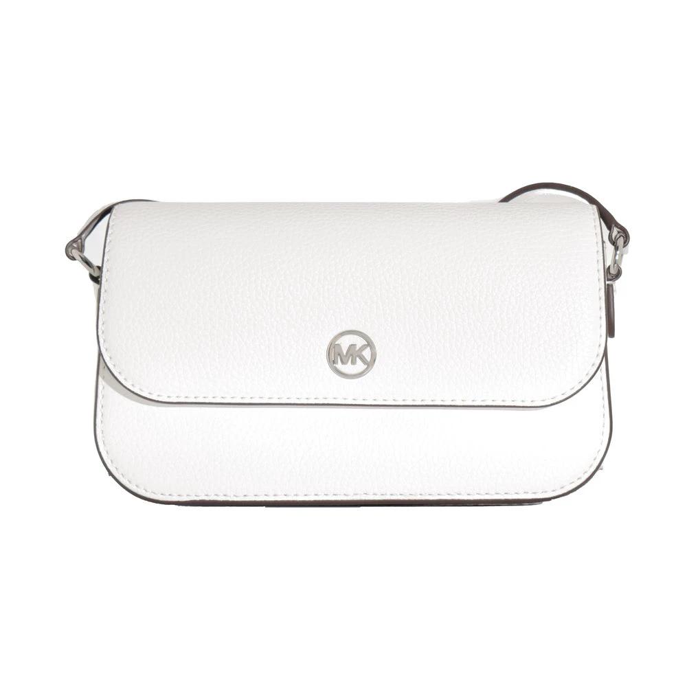 Michael Kors White Leather Crossbody Bag by Michael Kors