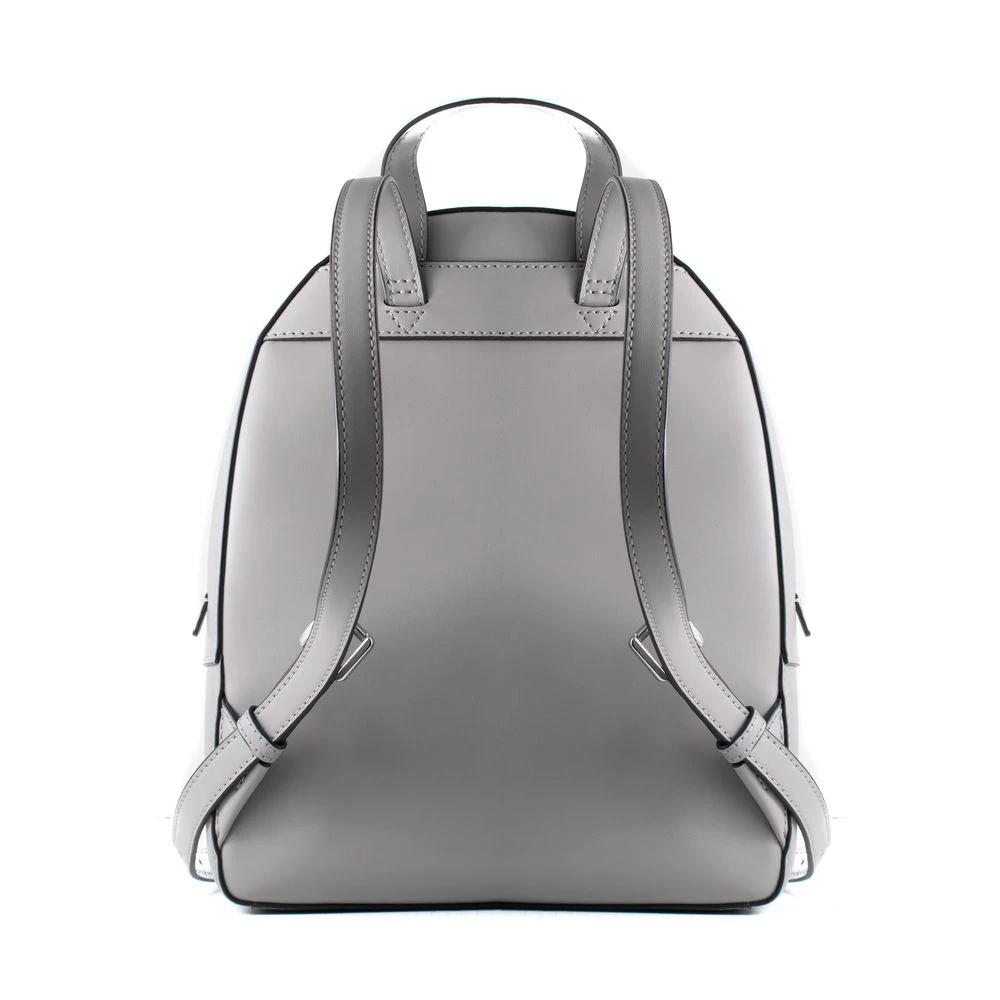 Michael Kors Gray Leather Backpack by Michael Kors